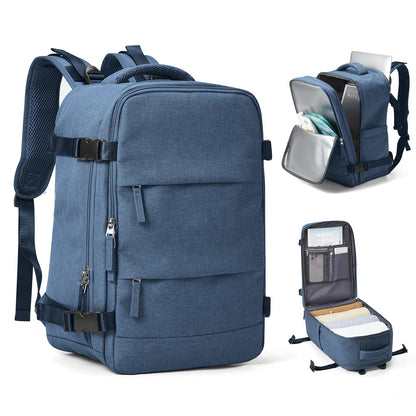 Reisrugzak Korte Afstand Vliegtuig Ryanair 40x20x25 Handbagage Ryanair SEREIN Blauw