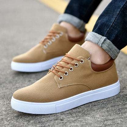 Casual Sneakers | Stoere herensneakers met witte zool