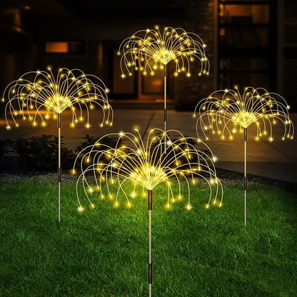 Zonne Energie Led Sfeerverlichting Tuinpaden Decoraties Warm Wit