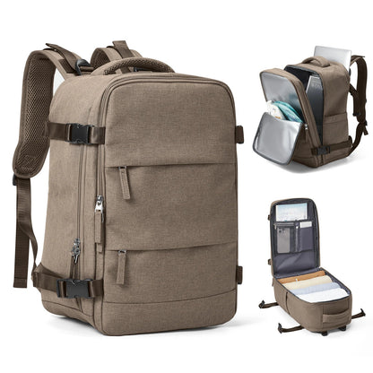 Reisrugzak Korte Afstand Vliegtuig Ryanair 40x20x25 Handbagage Ryanair SEREIN Khaki