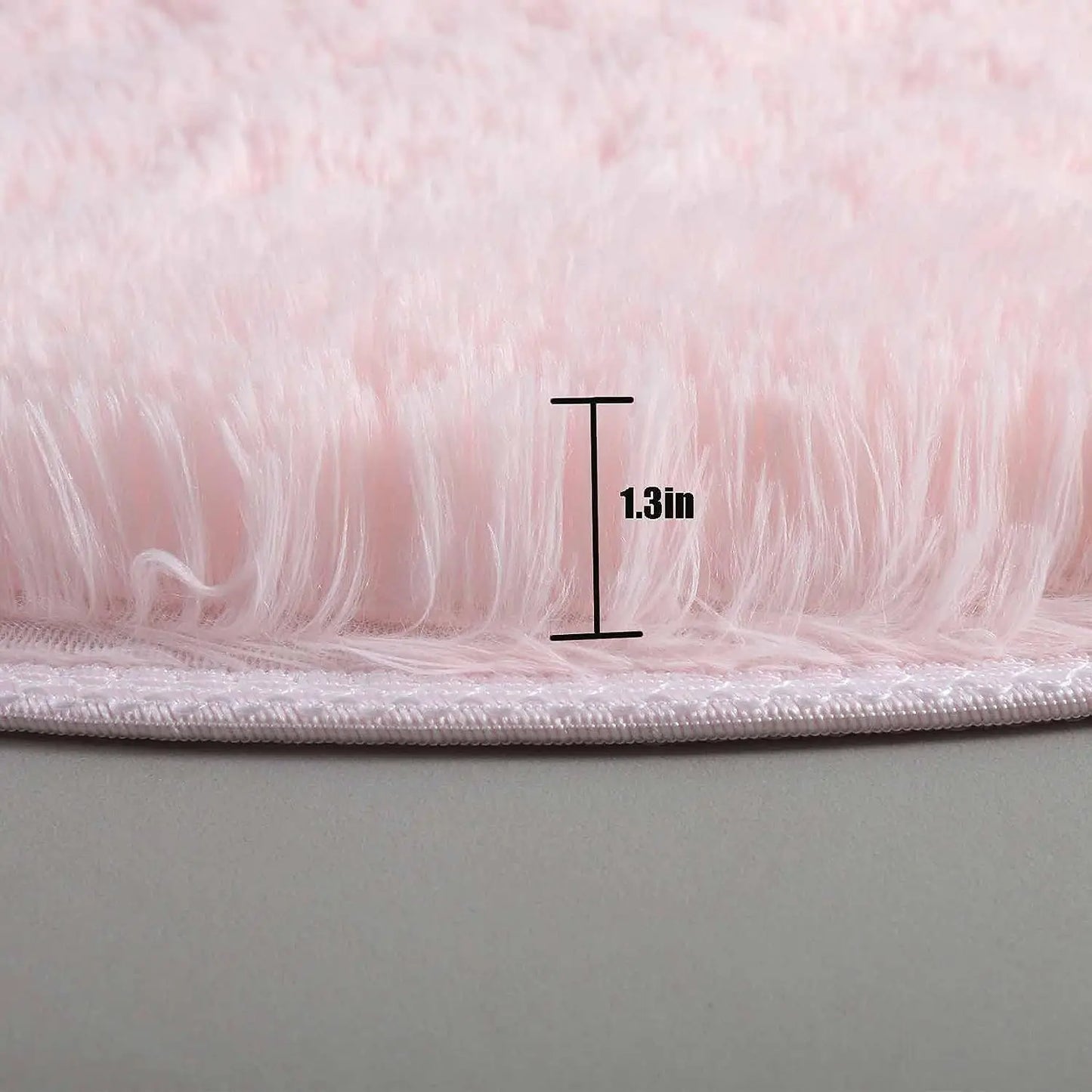 Tapijt Zachte Shaggy Ronde Woonkamer Comfort Grote Maat