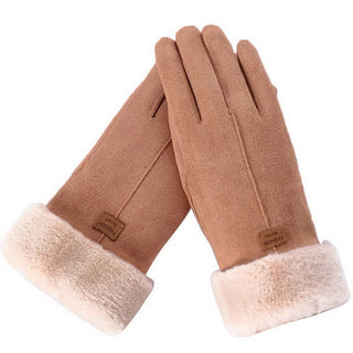 Furry Handschoenen | Heerlijk warme handschoenen Bruin
