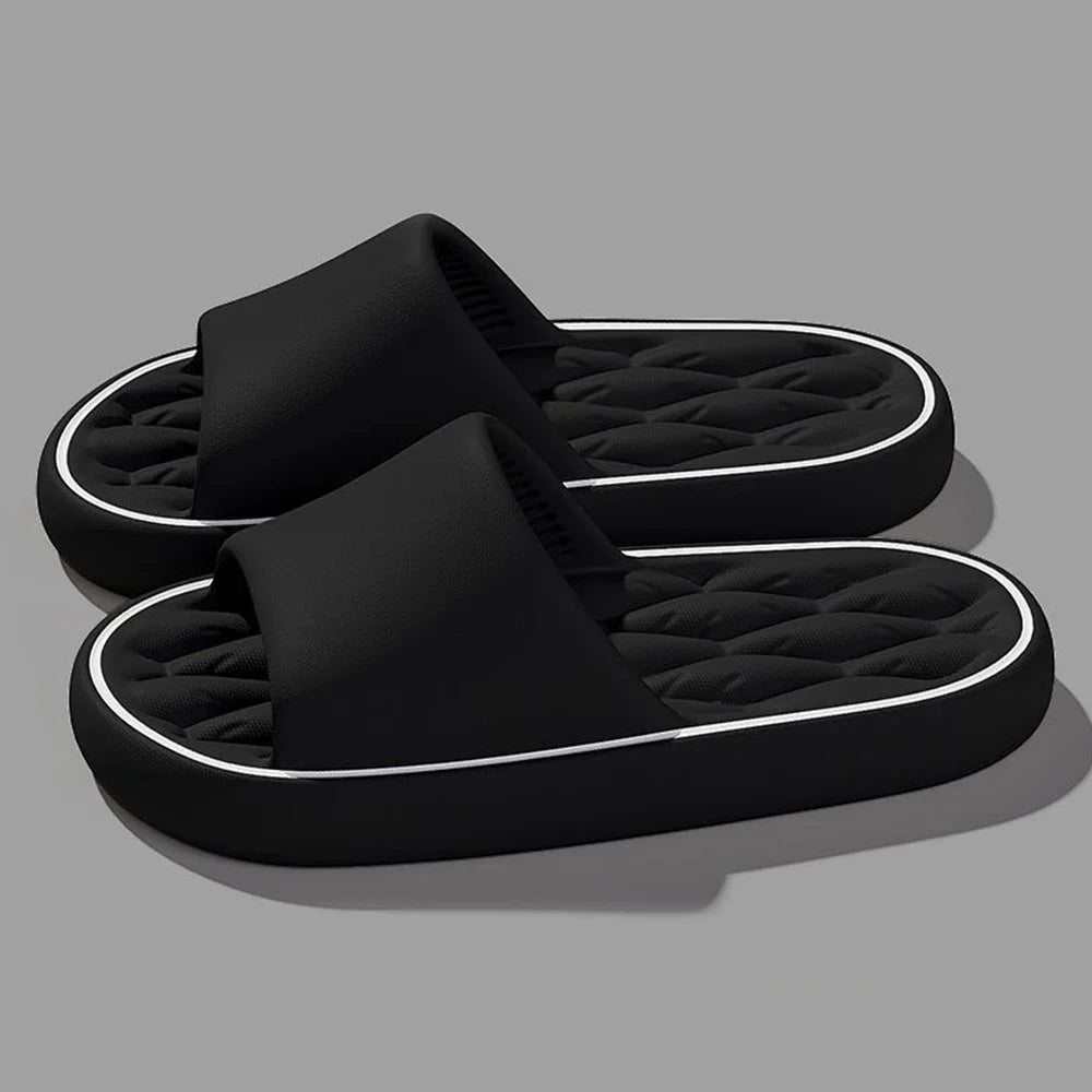 Slippers met Dikke Zool - Open Teen & Comfortabele Pantoffels