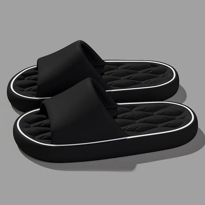 Slippers met Dikke Zool - Open Teen & Comfortabele Pantoffels