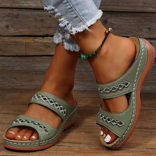 Comfortabele Vrouwelijke Sandalen Voor Dames Groen (Bijna uitverkocht)