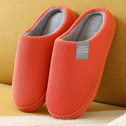 Pantoffels Sloffen Unisex Huisschoenen Knusse Warmte Ademend Oranje