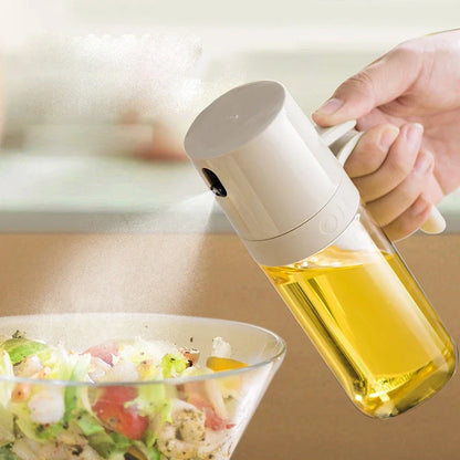 Gourmet Mist 250ml Hoog Borosilicaatglas Olie Spray Fles Perfect voor Gezond Koken Wit