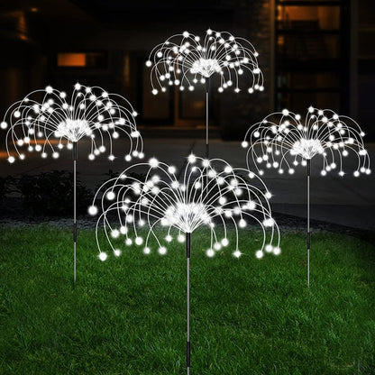 Zonne Energie Led Sfeerverlichting Tuinpaden Decoraties Wit