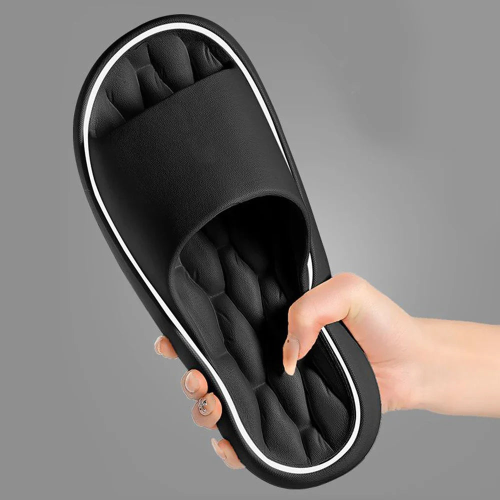Slippers met Dikke Zool - Open Teen & Comfortabele Pantoffels