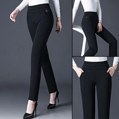 Legging Dames Hooggetailleerd Rekbare Pasvorm Met Valse Zak