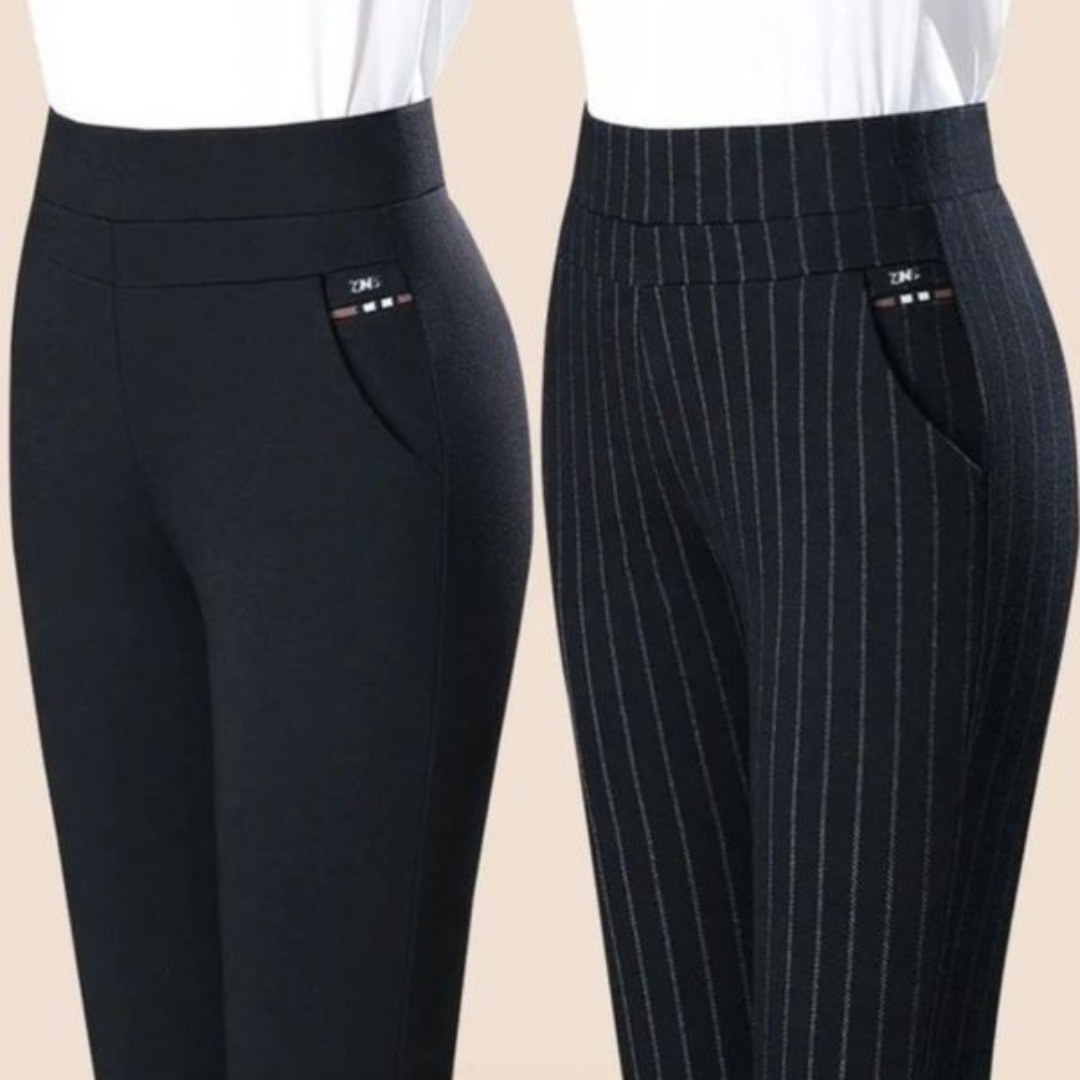 Legging Dames Hooggetailleerd Rekbare Pasvorm Met Valse Zak