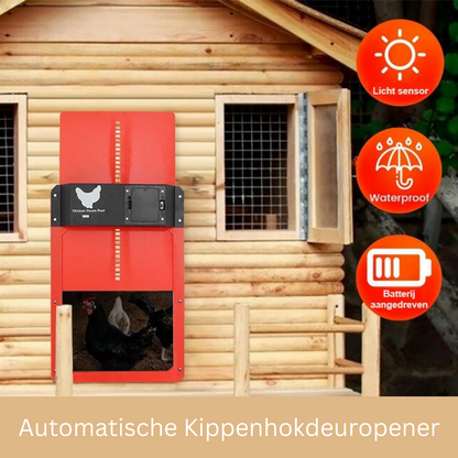 Automatisch Kippenhok Deursysteem Met Zonsopgangfunctie