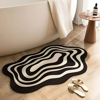 Badmat Aqua Snel Droog Super Absorberend Voor Droge Badkamer