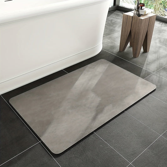 Badmat Voor Veiligheid En Comfort In Badkamer Grijs