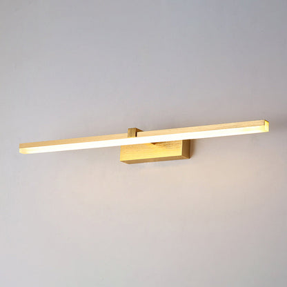 Badverlichting Gouden Stickvormige Metaal LED Badkamer Goud 24"