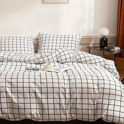 Beddingstar -Ruitjes Dekbedovertrekset – Comfortabel en Ademend