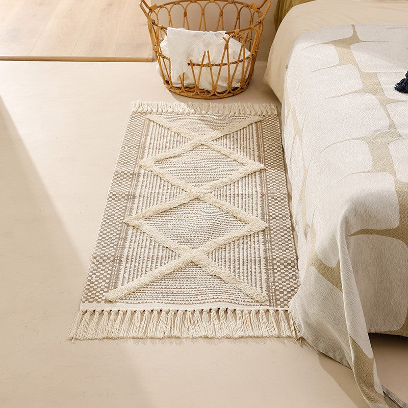 Boho Dream Vloermat Beige Stijlvolle Mat Voor Woonkamer En Kantoor