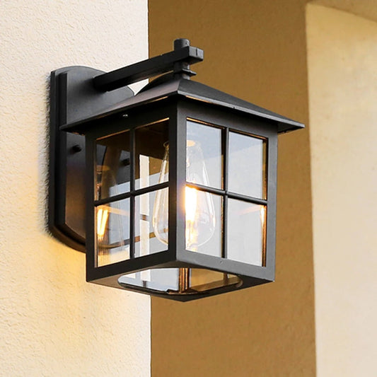 Buitenwandlamp van Aluminium en Glas met Elegante Afwerking Default