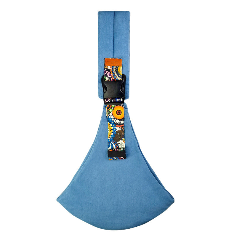 Comfortabele Draagzak Voor Baby En Ouder Blauw