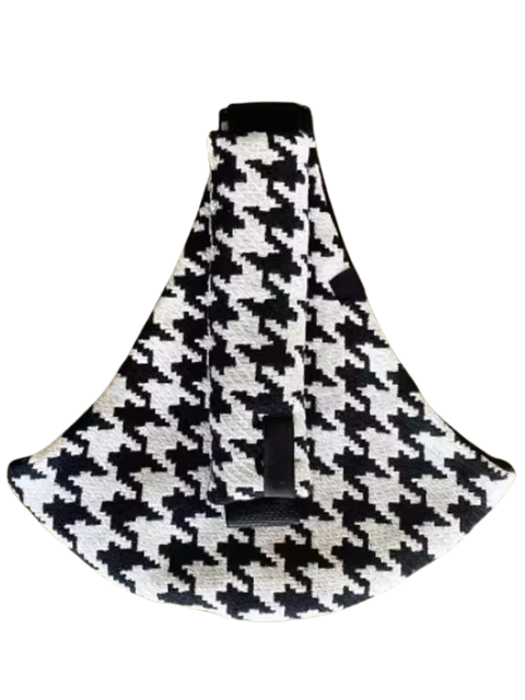 Comfortabele Draagzak Voor Baby En Ouder Zwart-wit