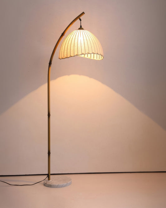 Culturele Zen Bamboe Vloerlamp Verlichting Driekleurig licht