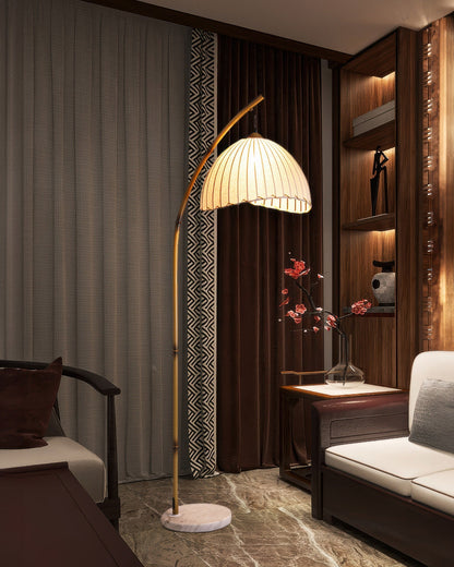Culturele Zen Bamboe Vloerlamp Verlichting