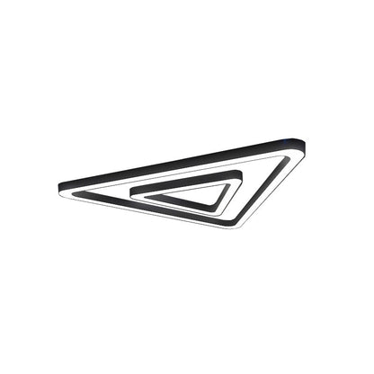 Driehoekige Gym Ceiling Hang Light Verlichting Zwart LED