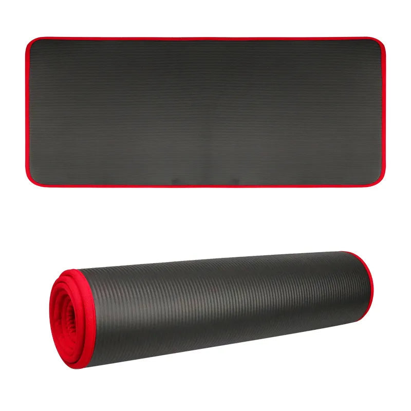 Extra Dikke Antislip Yogamat 10 Mm 183 X 61 Cm Demping