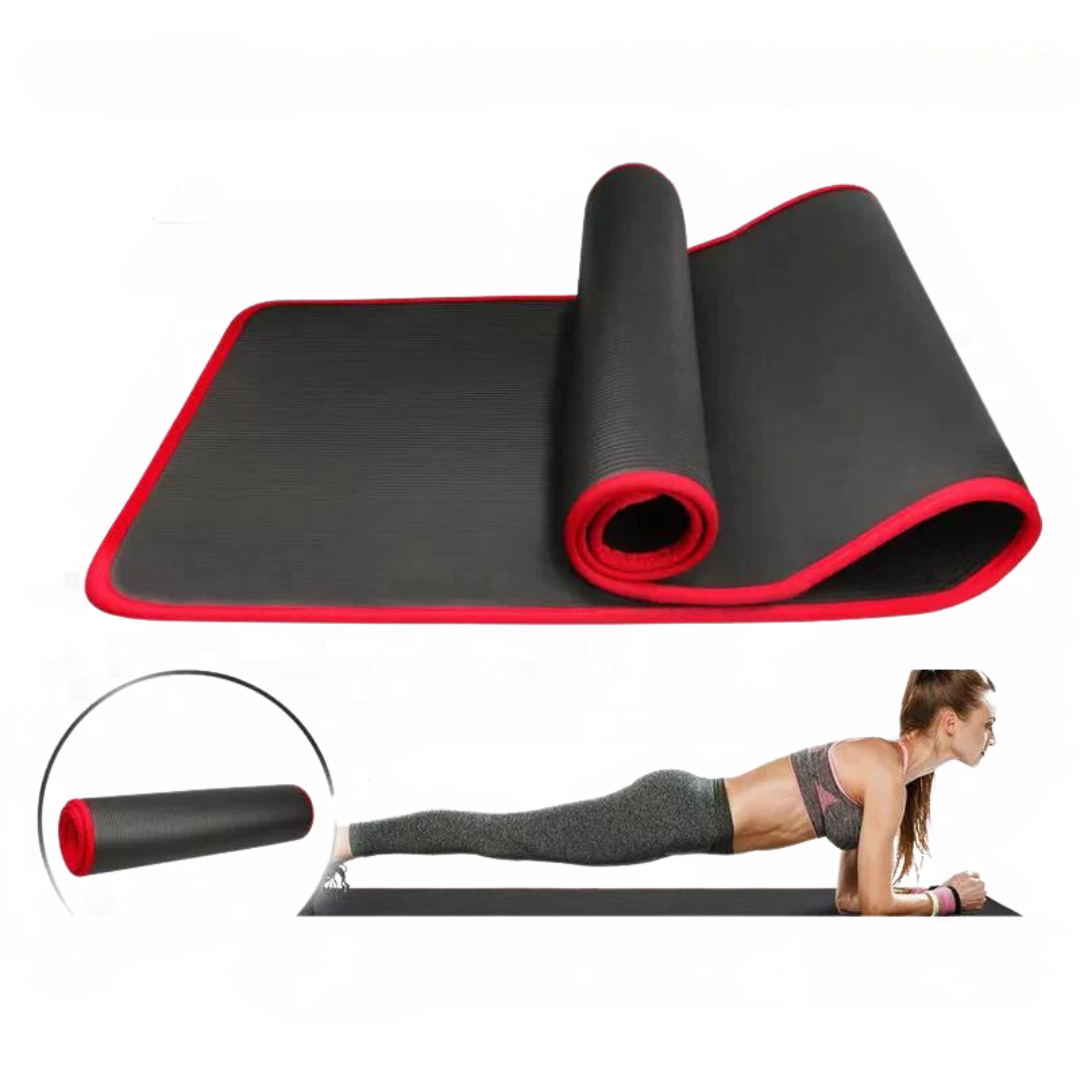 Extra Dikke Antislip Yogamat 10 Mm 183 X 61 Cm Demping