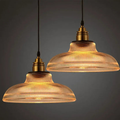 Glazen Hanglamp Met Elegant Modern Design Voor Huis Amber Warm wit