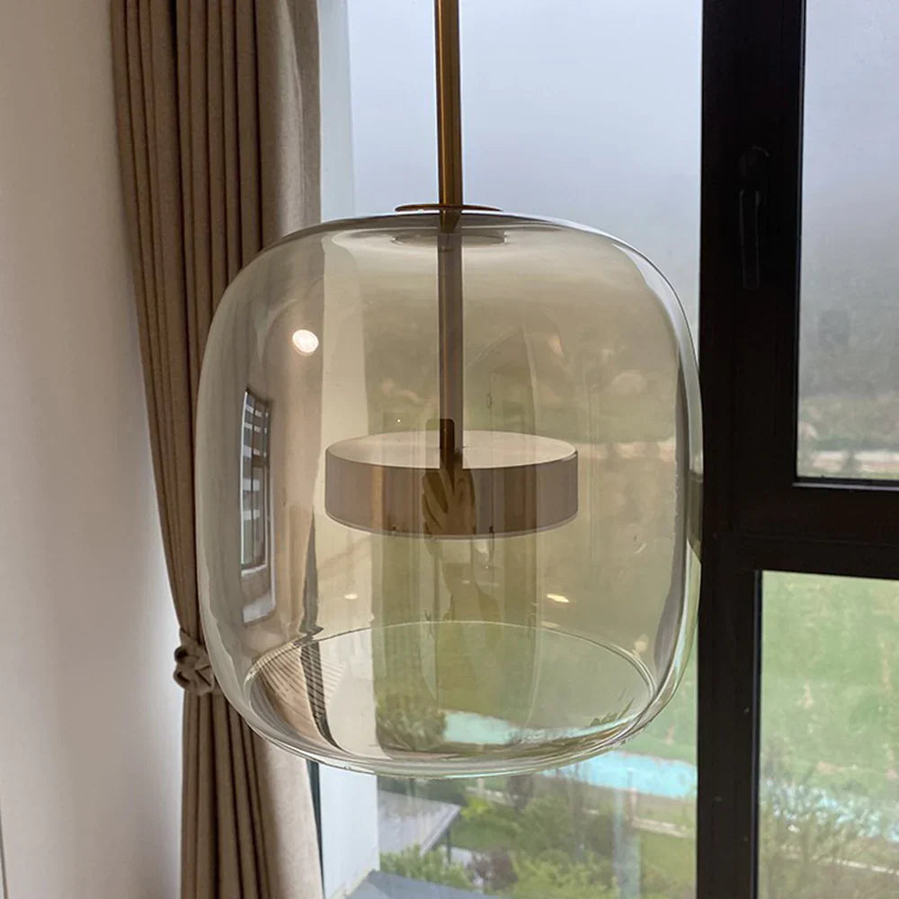 Glazen Hanglamp Soepele Glans Minimalistische Glazen