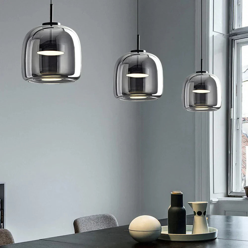Glazen Hanglamp Soepele Glans Minimalistische Glazen