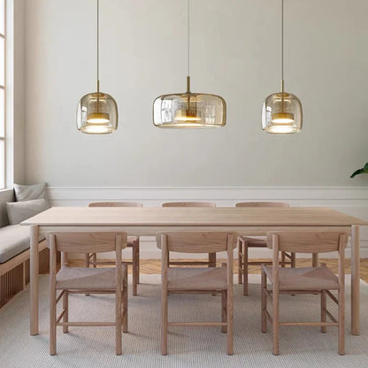 Glazen Hanglamp Soepele Glans Minimalistische Glazen