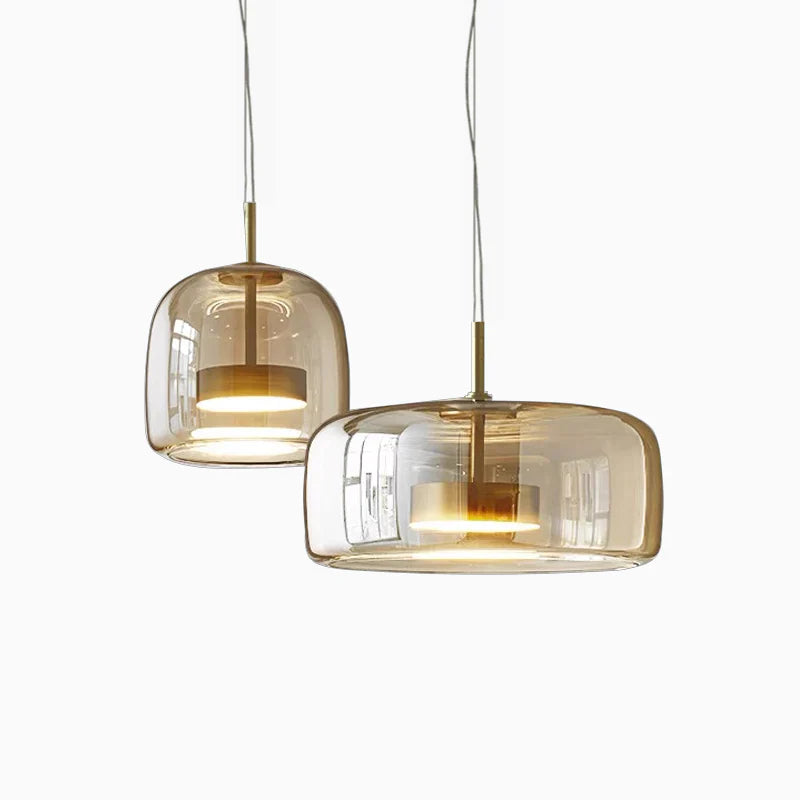 Glazen Hanglamp Soepele Glans Minimalistische Glazen