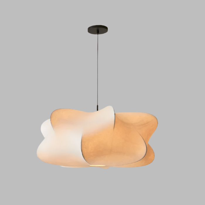 Hanglamp Japanse Wabi Sabi Zijde Minimalistische Verlichting 19.68 x 9.84"