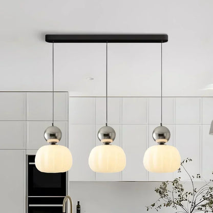 Hanglamp Tijdloze Art Deco Warm Licht Sfeerversterker Drie Hoofden Zilver