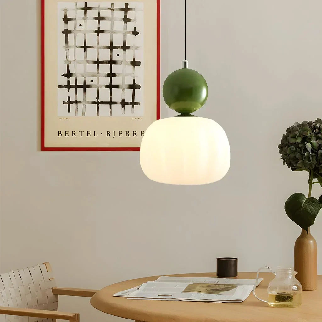 Hanglamp Tijdloze Art Deco Warm Licht Sfeerversterker Eén Hoofd Groen