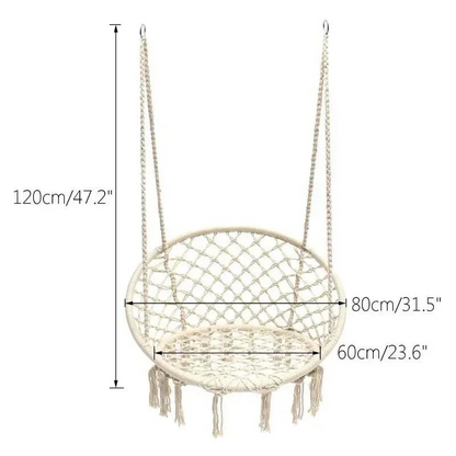 Hangstoel Buiten met Stalen Frame en Comfortabele Zitting