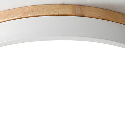 Inbouw Natuurlijke Schijf Plafondlamp Warm Massief Materiaal
