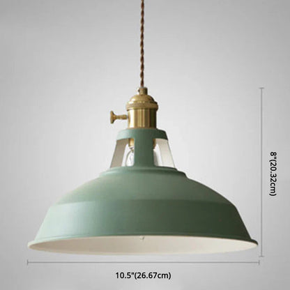 Industriële Retro Hanglamp Van Metaal Voor Eetkamer Groen