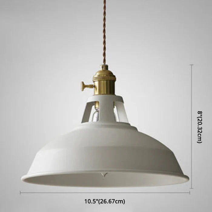 Industriële Retro Hanglamp Van Metaal Voor Eetkamer Wit