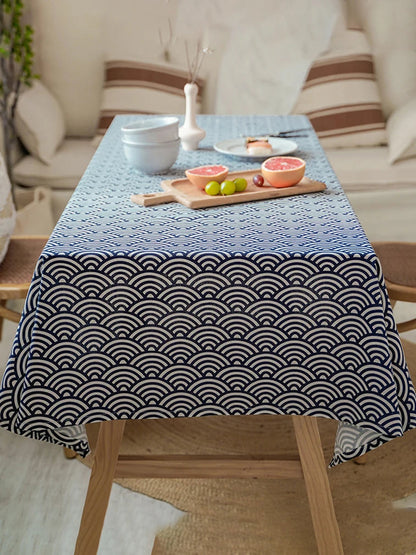 Japanse Stijl Linnen Tafelkleed 100 Procent Duurzaam