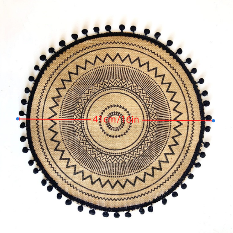 Jute Boho Placemats Voor Een Rustieke En Bohemian Tafelaankleding