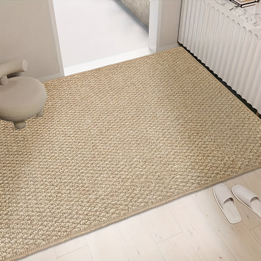 Jute-Look Deurmat Zacht Absorberend Binnen- en Buitengebruik