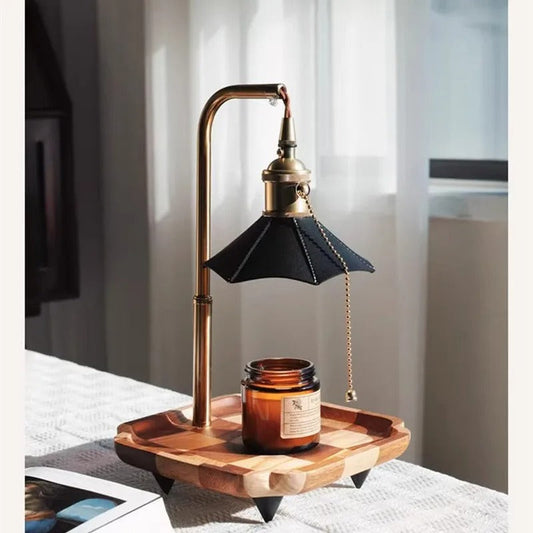 Kaarsenwarmerlamp Met Moderne Verlichting Voor Elke Kamer Zwart