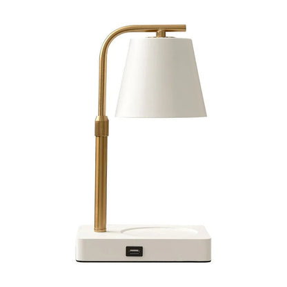 Kaarsenwarmerlamp met Hout en Metaal voor Thuisgebruik