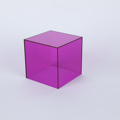 Kleurrijke Acrylaat Display Opbergdoos Voor Verzamelobjecten - Opbergbox Paars