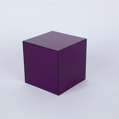 Kleurrijke Acrylaat Display Opbergdoos Voor Verzamelobjecten - Opbergbox Donkerpaars