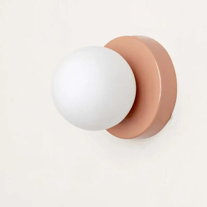 Kleurrijke Macaron Led Wandlamp 10 En 12 Cm Modern Design Roze