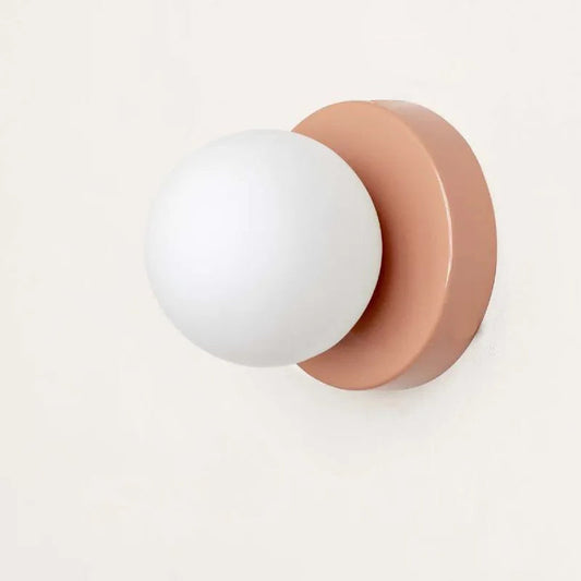 Kleurrijke Macaron Led Wandlamp 10 En 12 Cm Modern Design Roze